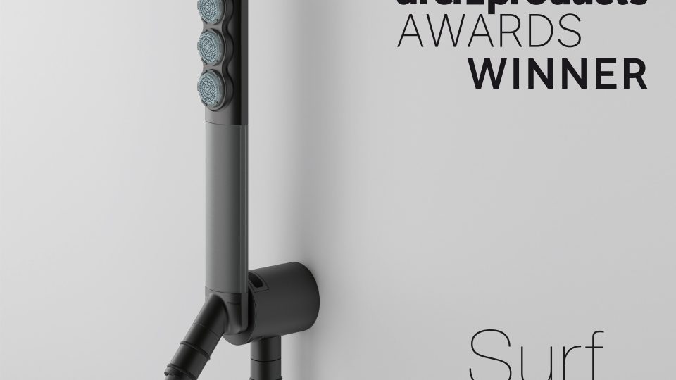 SURF SHOWERS – The versatile shower head wins the ARCHIPRODUCTS DESIGN AWARDS 2024
